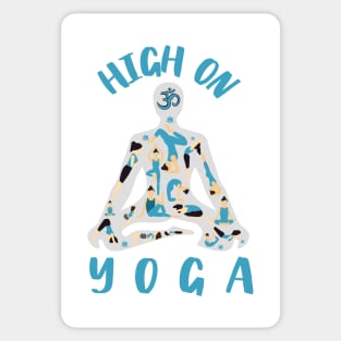 High on Yoga Sticker